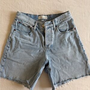 Abercrombie & Fitch Light Wash Jean Shorts